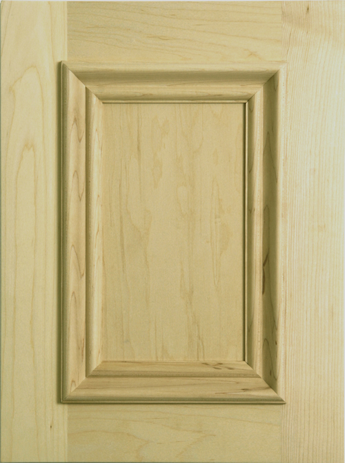 Rena cabinet door with applied moulding in maple