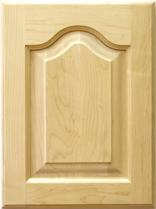 Erin cathedral cabinet door in Maple