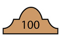 applied moulding 100 cross section