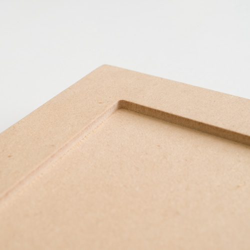 Kline 19mm MDF cabinet door inside corner view